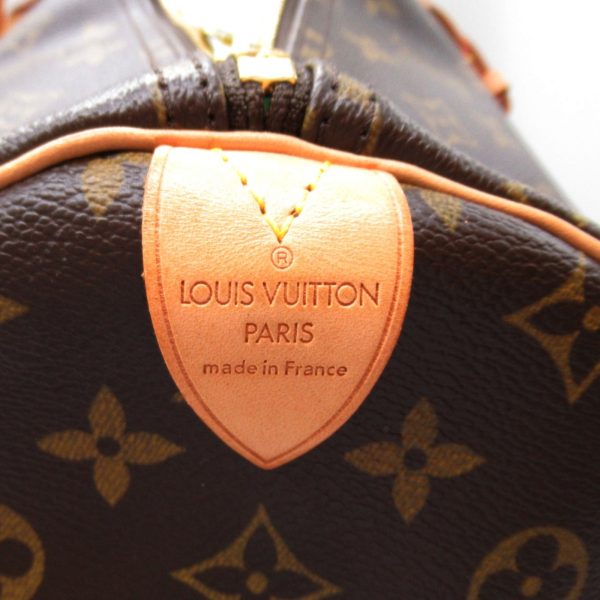 2101218019285 15 Louis Vuitton Keepall 55 Boston Bag Brown