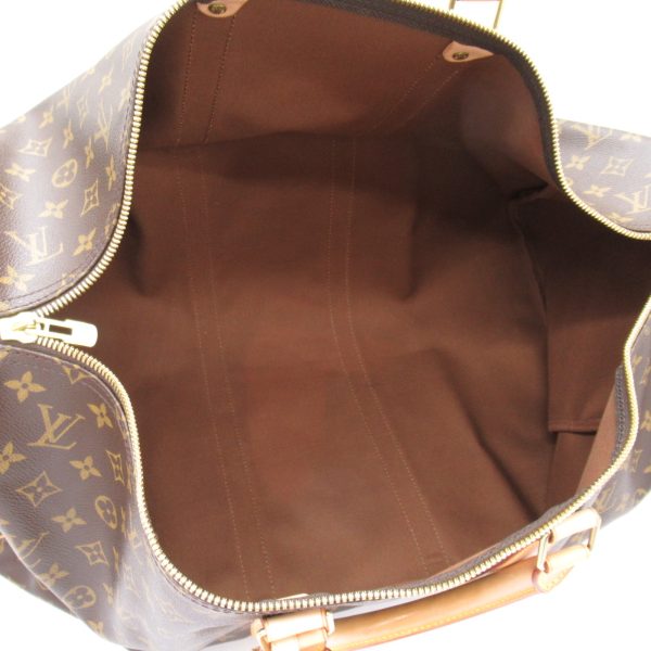 2101218019285 2 Louis Vuitton Keepall 55 Boston Bag Brown