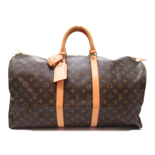 2101218019285 3 Louis Vuitton Keepall 55 Boston Bag Brown