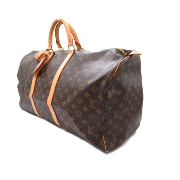 2101218019285 4 Louis Vuitton Keepall 55 Boston Bag Brown