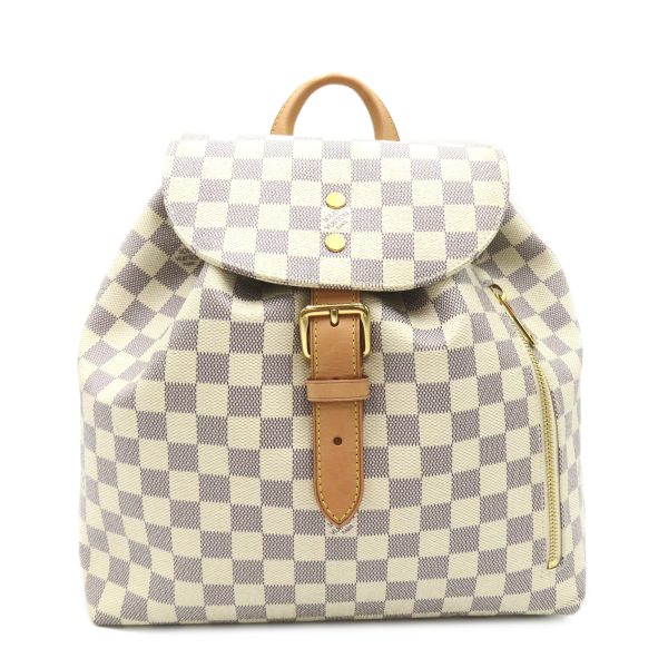 2101218019452 1 Louis Vuitton Speron Damier Azur Backpack White