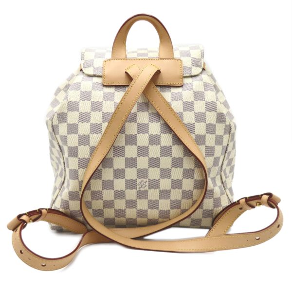 2101218019452 2 Louis Vuitton Speron Damier Azur Backpack White