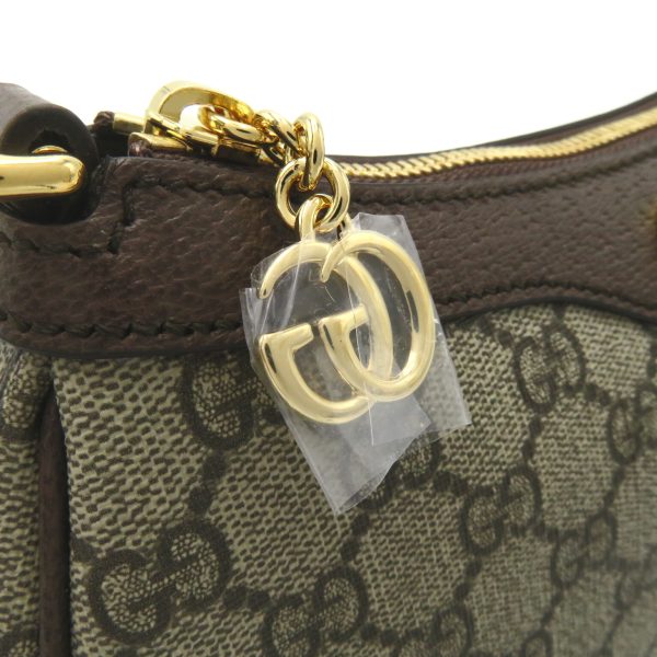 2101218038385 10 Gucci GG Supreme Ophidia Small Handbag Beige Brown