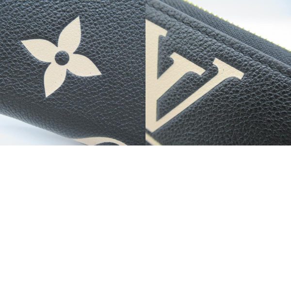 2101218039054 10c Louis Vuitton Zippy Round Long Wallet Black