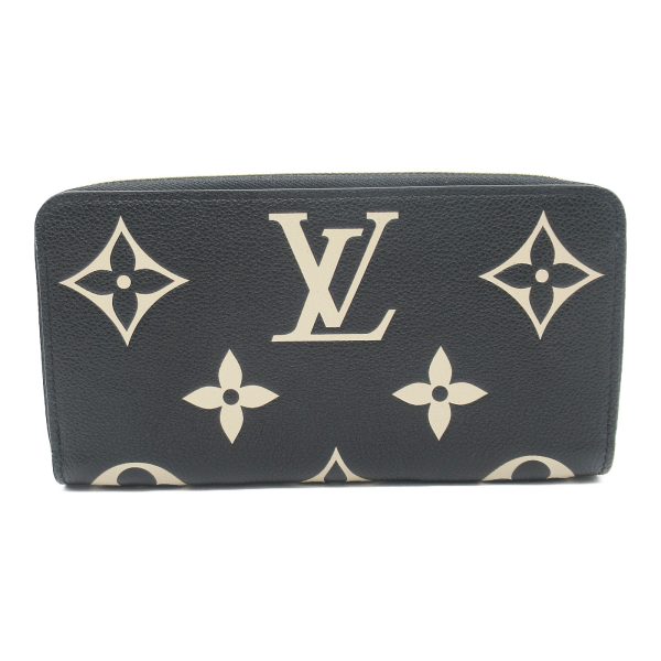 2101218039054 2 Louis Vuitton Zippy Round Long Wallet Black