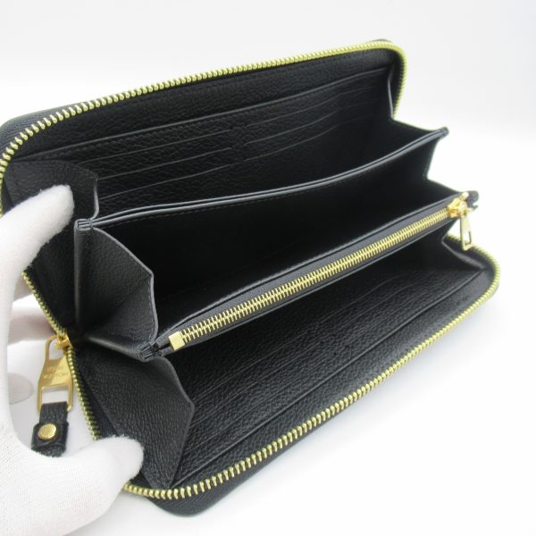 2101218039054 5 Louis Vuitton Zippy Round Long Wallet Black