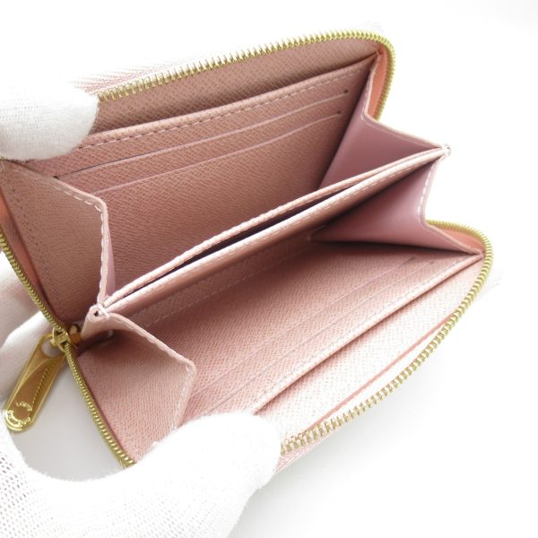 2101218039078 5 Louis Vuitton Zippy Coin Purse Wallet White Pink