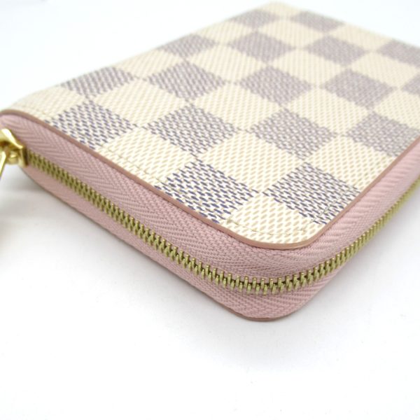 2101218039078 8 Louis Vuitton Zippy Coin Purse Wallet White Pink