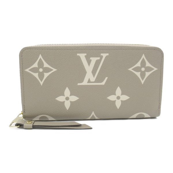 2101218039085 1 Louis Vuitton Zippy Long Wallet Beige Crème