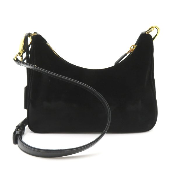 2101218039610 2 PRADA Shoulder Bag Recycled Polyamide Velvet Nero