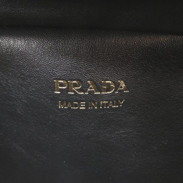 2101218039658 8 PRADA Shoulder Bag Leather Nero