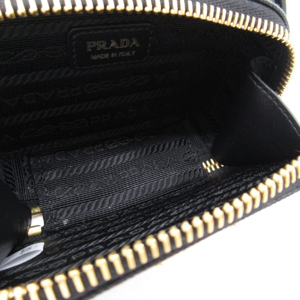 2101218039689 2 Prada Mini Shoulder Bag Saffiano Leather Black