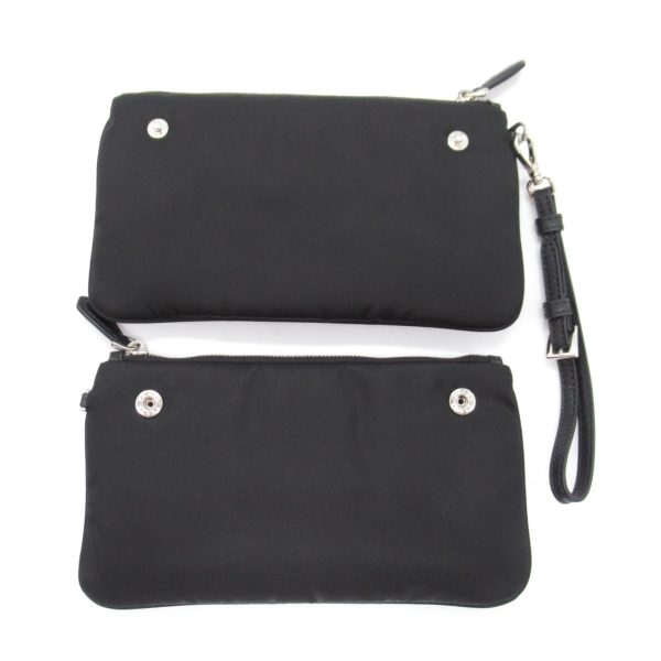 2101218039696 8 PRADA Accessory Pouch Nylon Black