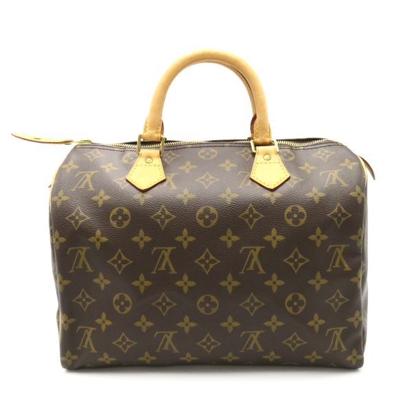 2101218055450 2 Louis Vuitton Speedy 30 Handbag Monogram Brown