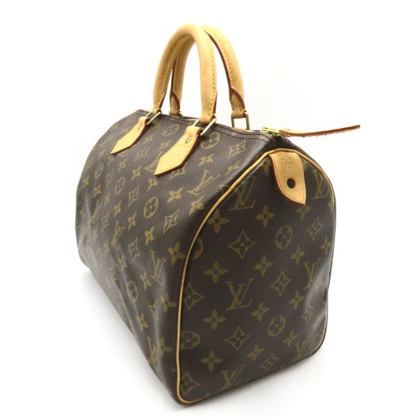 2101218055450 3 Louis Vuitton Speedy 30 Handbag Monogram Brown