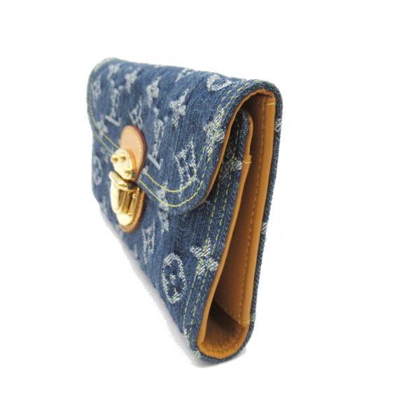 2101218056327 3 Louis Vuitton Portefeuille Amelia Long Wallet Blue