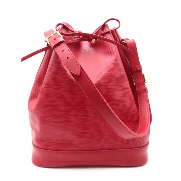 2101218056792 1 Louis Vuitton Noe Shoulder Bag Calf Epi Red