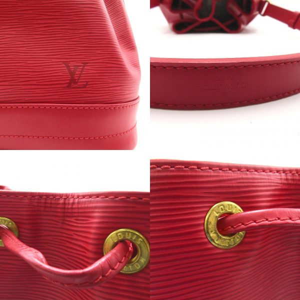 2101218056792 9c Louis Vuitton Noe Shoulder Bag Calf Epi Red