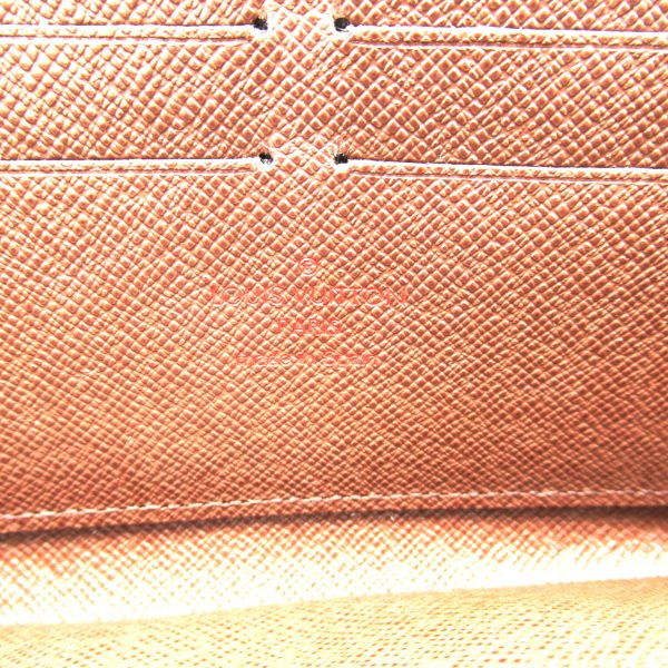 2101218058147 6 Louis Vuitton Zippy Round Long Wallet Damier Brown