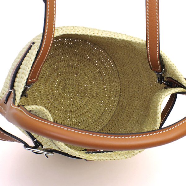 210225 bg9 2 4 Celine Nano Bucket Basket Bag Natural Tan