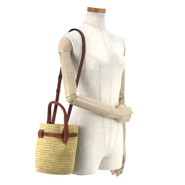 210225 bg9 2 t Celine Nano Bucket Basket Bag Natural Tan