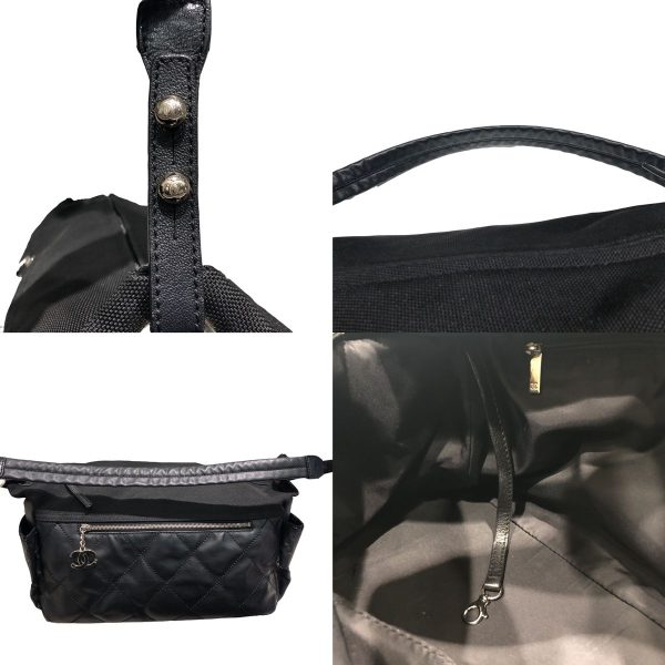 21025404 08 Chanel Paris Biarritz Boston Gym Bag Black