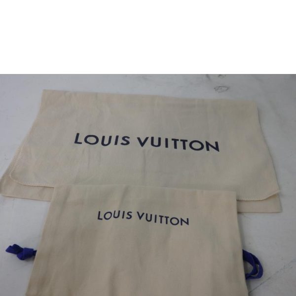 21054 9 Louis Vutton Monogram Khaki Accessory Pochette Bag Multi