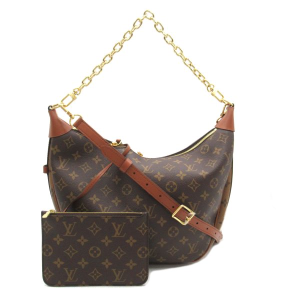 2106800540000 1 Louis Vuitton Loop Hobo 2way Shoulder Bag Brown