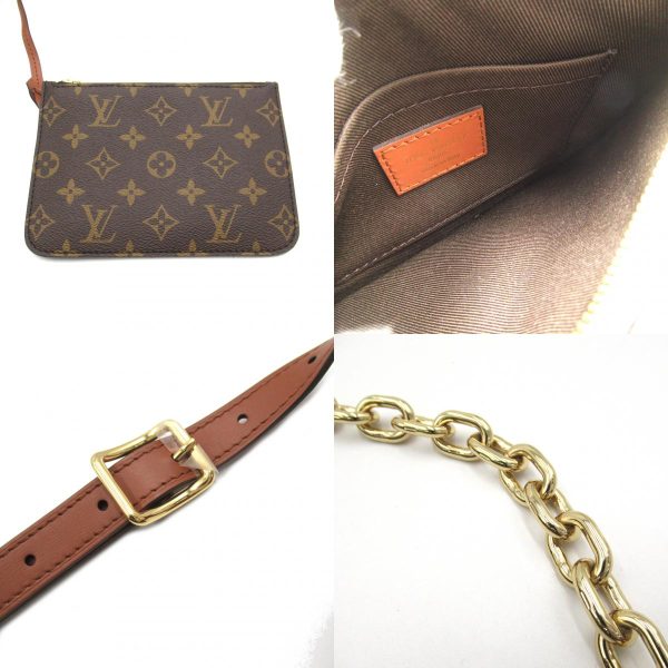 2106800540000 9c Louis Vuitton Loop Hobo 2way Shoulder Bag Brown