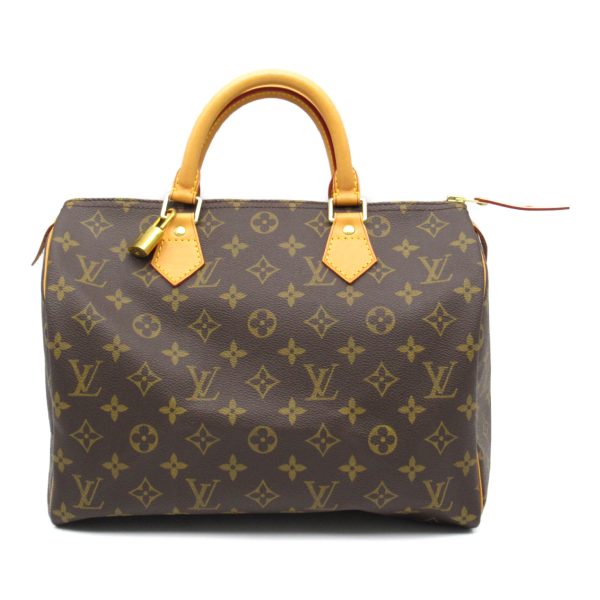 2106800542004 1 Louis Vuitton Speedy Handbag Canvas Brown