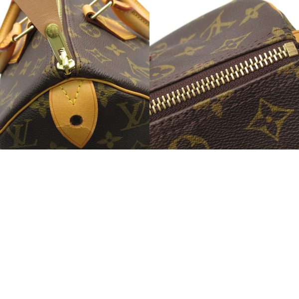 2106800542004 16c Louis Vuitton Speedy Handbag Canvas Brown