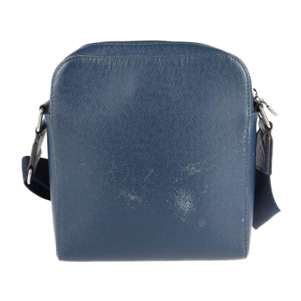 2107043007180 3 Louis Vuitton Anton Pochette Taiga Marine Shoulder Bag Blue