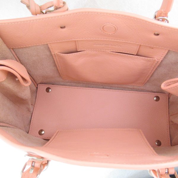 2107400214629 10 Balenciaga The Paper Handbag Pink