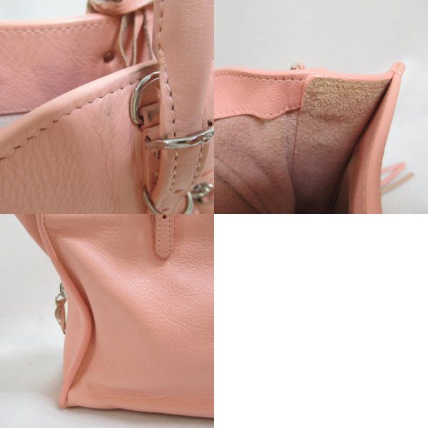 2107400214629 9c Balenciaga The Paper Handbag Pink