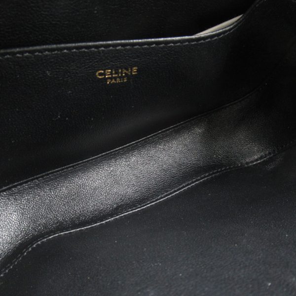 2107400216241 Celine Crecy Shoulder Bag Leather Black