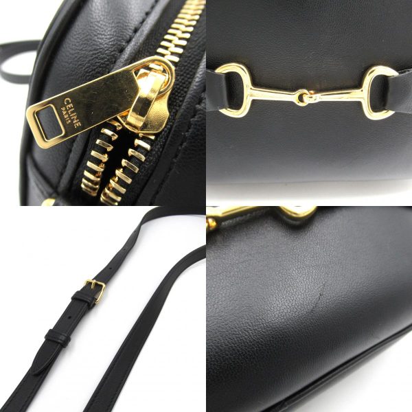 2107400216241 8c Celine Crecy Shoulder Bag Leather Black