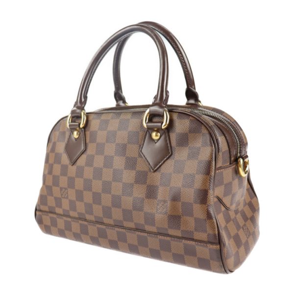 2116093007242 2 Louis Vuitton Duomo Damier Handbag Leather Brown