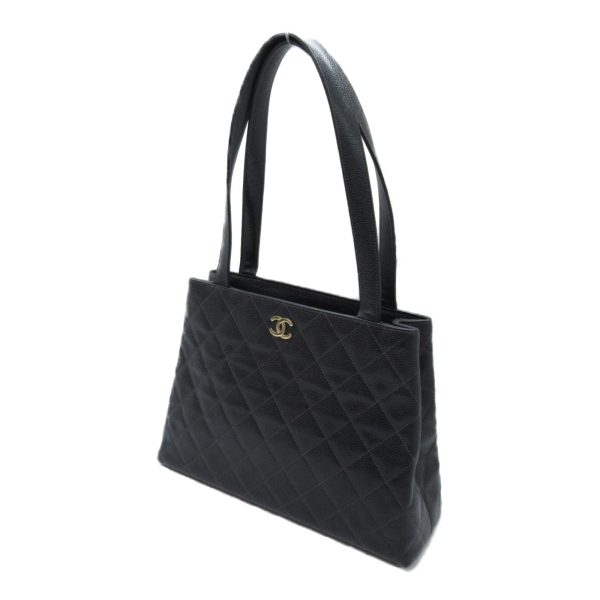 2118300048610 6 Chanel Matelasse Shoulder Tote Bag Black