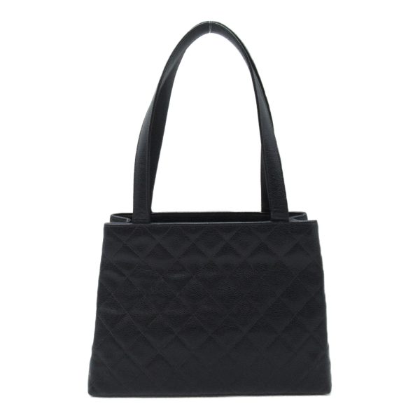 2118300048610 7 Chanel Matelasse Shoulder Tote Bag Black