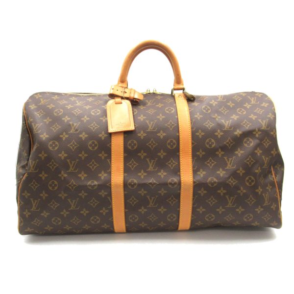 2118300053393 1 Louis Vuitton Keepall 55 Boston Bag Canvas Brown