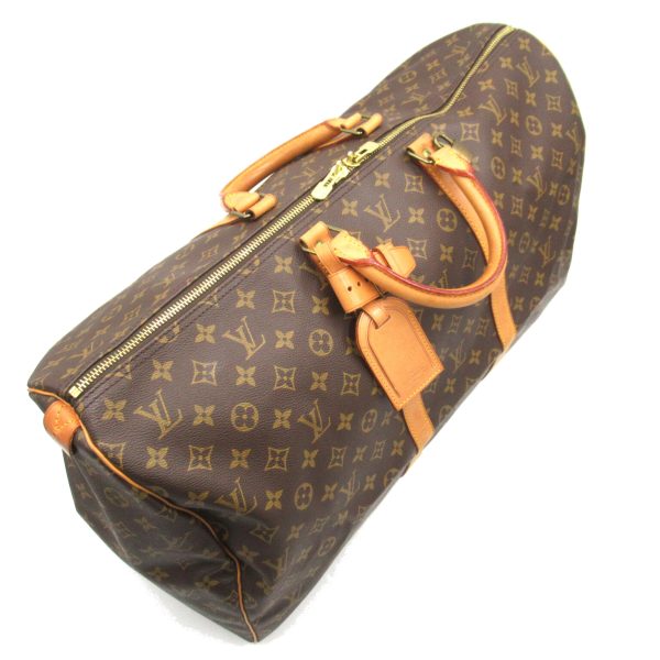 2118300053393 4 Louis Vuitton Keepall 55 Boston Bag Canvas Brown