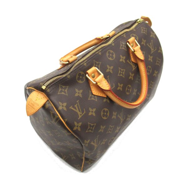 2118400121565 4 Louis Vuitton Speedy 30 Monogram Handbag Brown