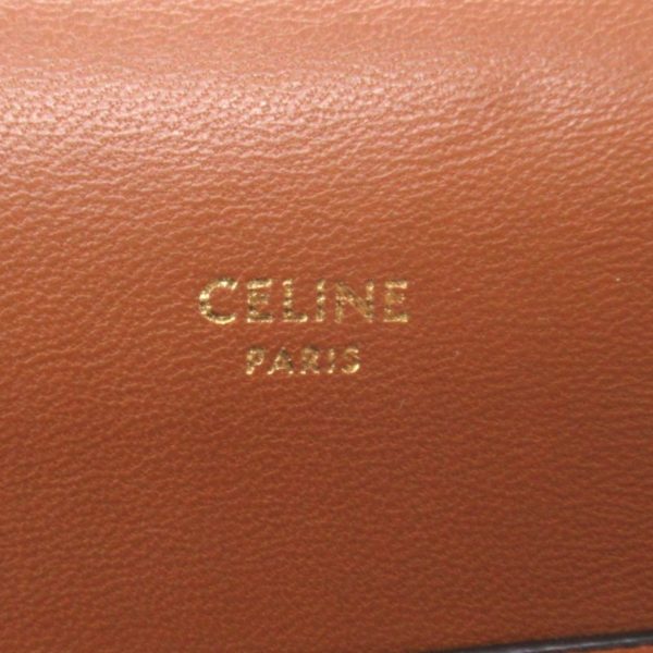 2118400123453 9 Celine Triomphe Phone Pouch Leather Canvas