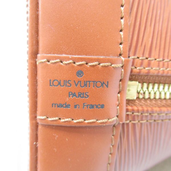 2118500040131 11 Louis Vuitton Alma Handbag Epi Brown