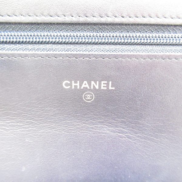 2118700055249 12 Chanel Boy Chanel Chain Wallet Denim Blue