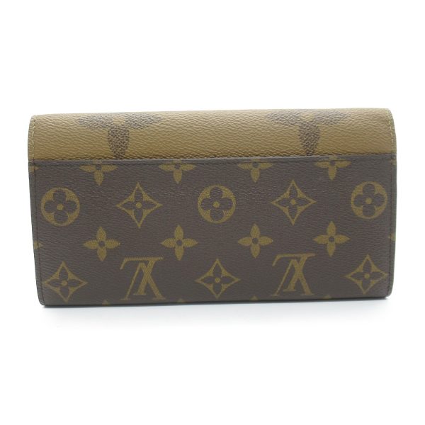 2119900009438 2 Louis Vuitton Portefeuille Sarah Long Wallet Brown