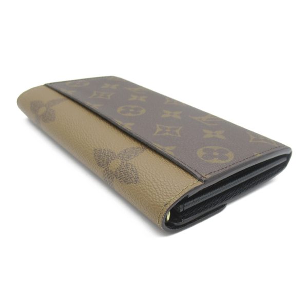 2119900009438 4 Louis Vuitton Portefeuille Sarah Long Wallet Brown