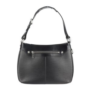 2120123008213 1 Christian Dior Chain Shoulder Bag Calfskin Leather Black