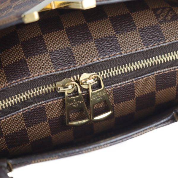 2121033008447 7 Louis Vuitton Kensington Bowling Damier Handbag Leather Brown