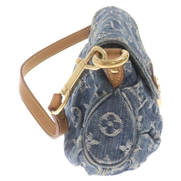 2124f140006 3 LOUIS VUITTON Mini Pretty Handbag Denim Blue